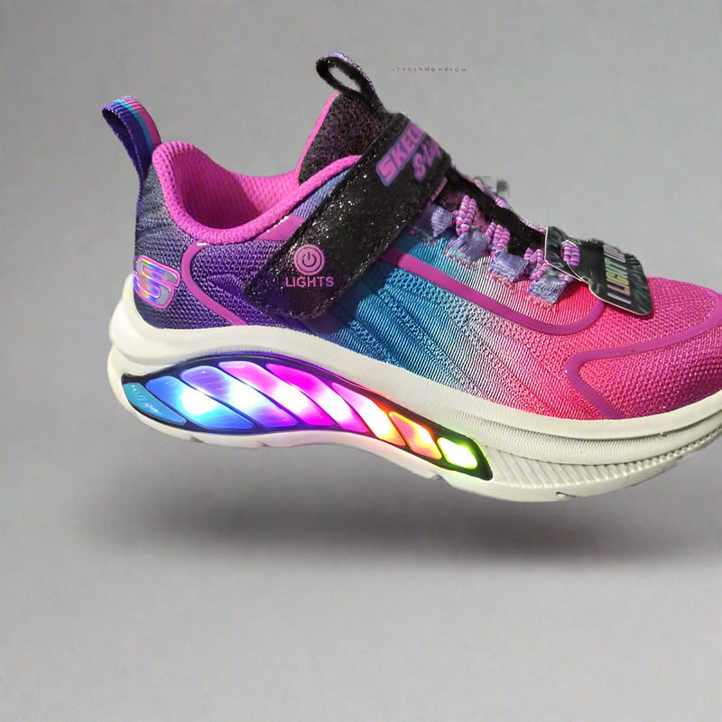 PANTOFI SPORT COPII SKECHERS 303721 BKMT - imagine 2