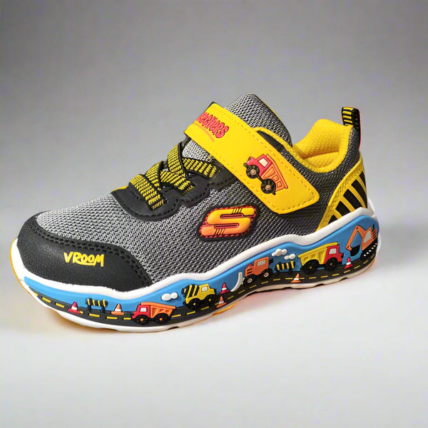 PANTOFI SPORT COPII SKECHERS 407312N BKYL - imagine 2