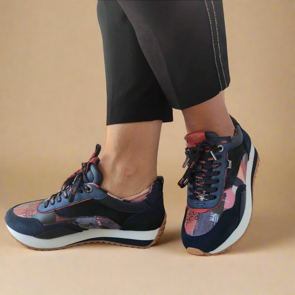 PANTOFI SPORT DAMA ANEKKE 37901-803 ALBASTRI VELUR