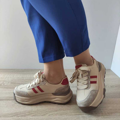 PANTOFI SPORT DAMA FRANCO GERARDO Y6306 APRICOT