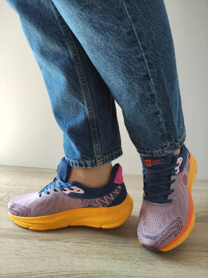 PANTOFI SPORT DAMA GORETTI 27209 MOV + BLEUMARIN