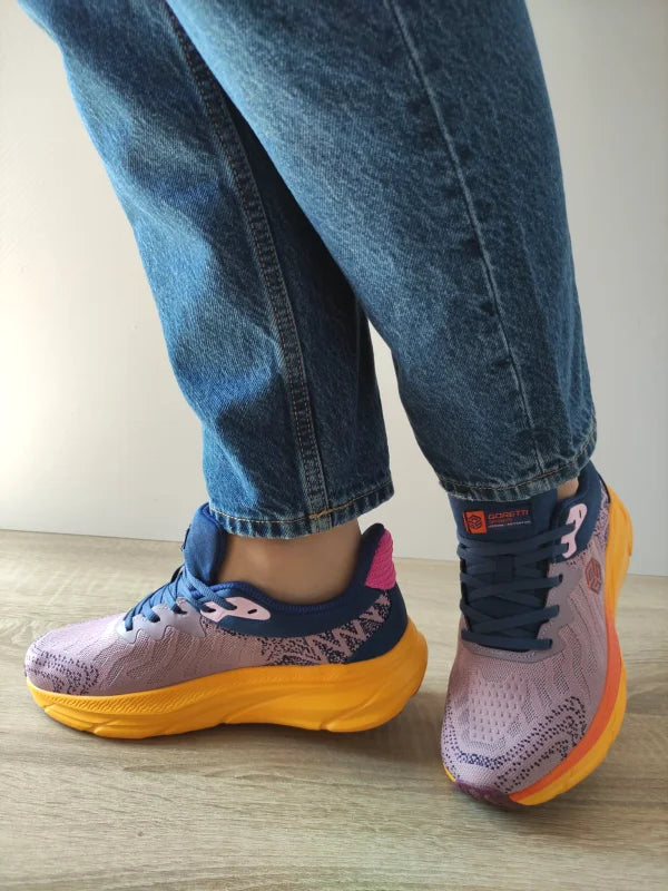PANTOFI SPORT DAMA GORETTI 27209 MOV + BLEUMARIN - imagine 4