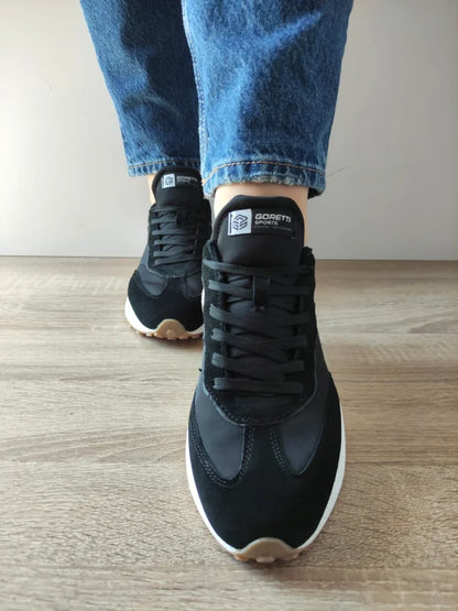 PANTOFI SPORT DAMA GORETTI 27555 NEGRI + BLEUMARIN