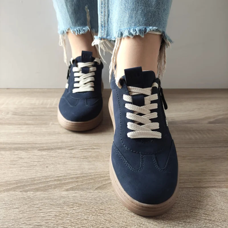 PANTOFI SPORT DAMA JANA 23784-44 BLEUMARIN CU BEJ