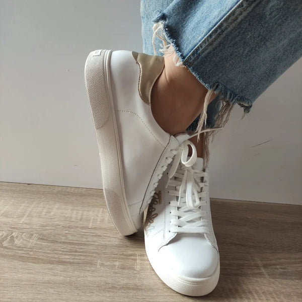 PANTOFI SPORT DAMA REMONTE D2J00-81 ALB KOMBI - imagine 5