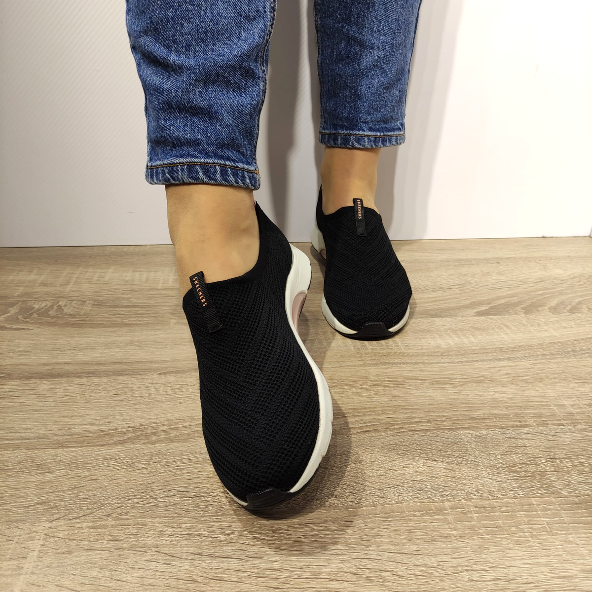 PANTOFI SPORT DAMA SKECHERS 104251 BKLP - imagine 6