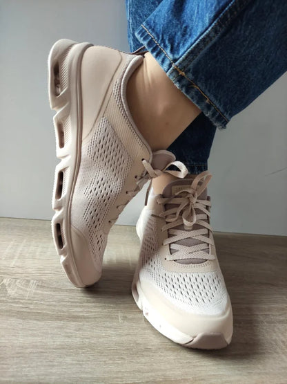 PANTOFI SPORT DAMA SKECHERS 104607 NUDE