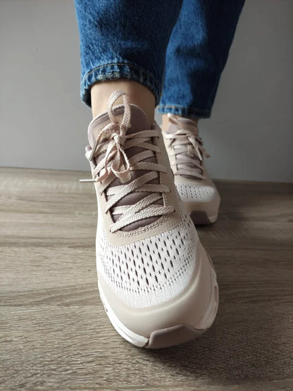 PANTOFI SPORT DAMA SKECHERS 104607 NUDE