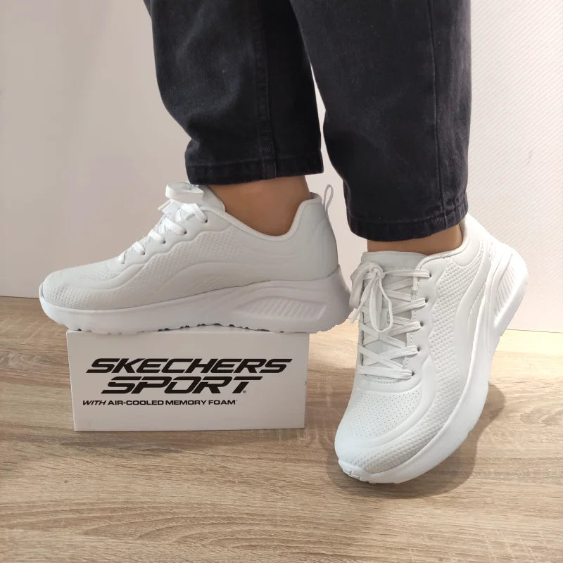 PANTOFI SPORT DAMA SKECHERS 117151 WHT - imagine 5