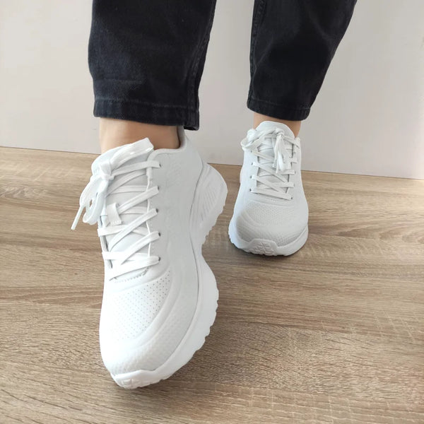 PANTOFI SPORT DAMA SKECHERS 117151 WHT - imagine 3