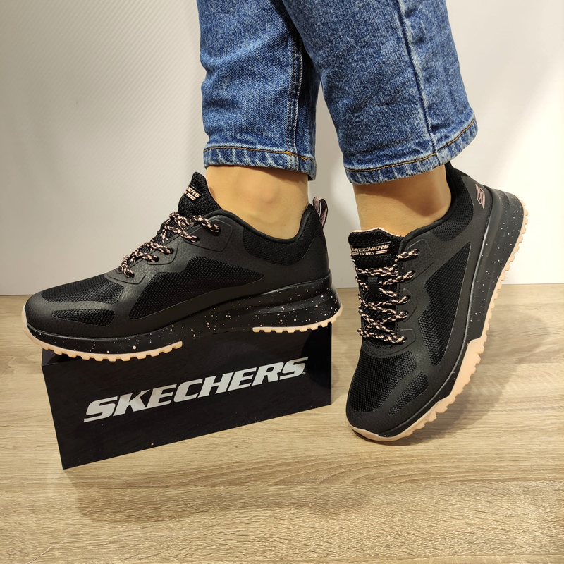 PANTOFI SPORT DAMA SKECHERS 117186 BLK - imagine 2