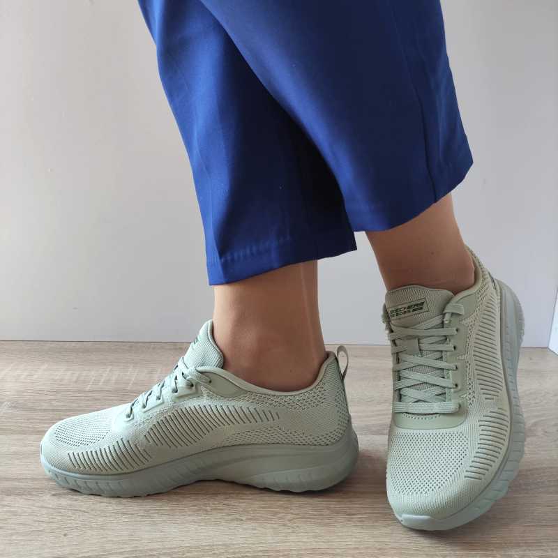 PANTOFI SPORT DAMA SKECHERS 117209 SAGE - imagine 2