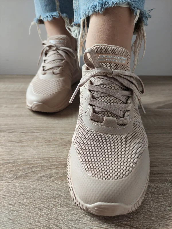 PANTOFI SPORT DAMA SKECHERS 117413 TAN - imagine 3
