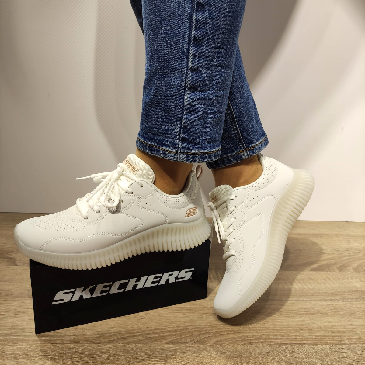 PANTOFI SPORT DAMA SKECHERS 117422 OFWT - imagine 6