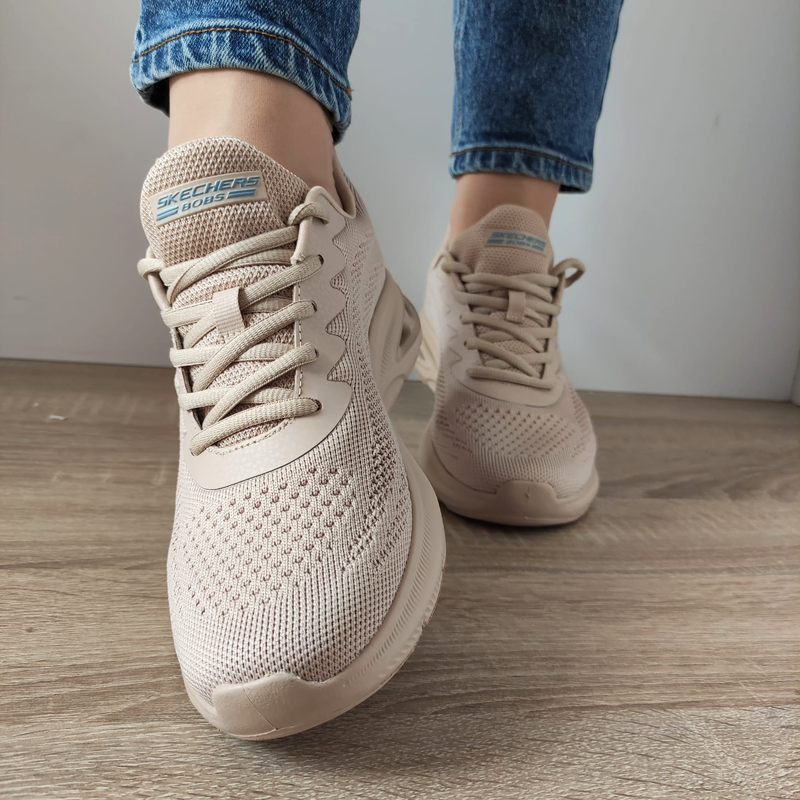 PANTOFI SPORT DAMA SKECHERS 117441 TAN - imagine 4