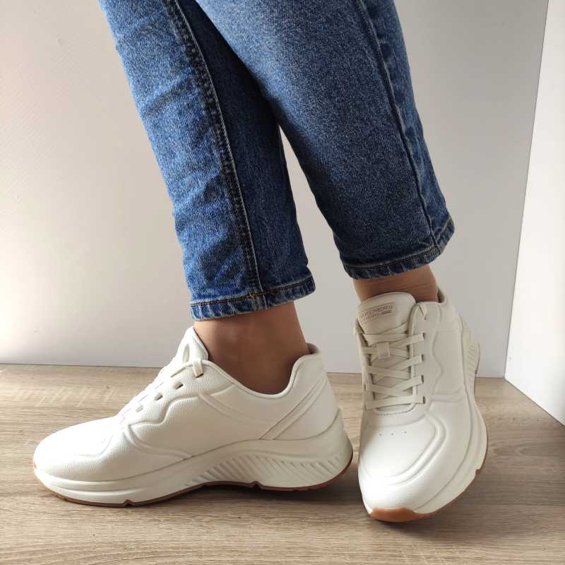 PANTOFI SPORT DAMA SKECHERS 117560 WHT - imagine 5