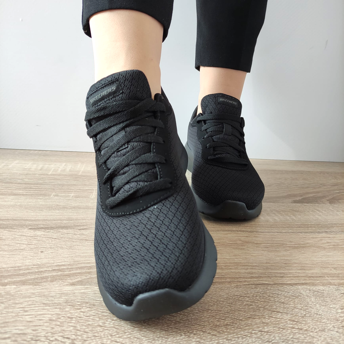 PANTOFI SPORT DAMA SKECHERS 12964 BBK - imagine 5