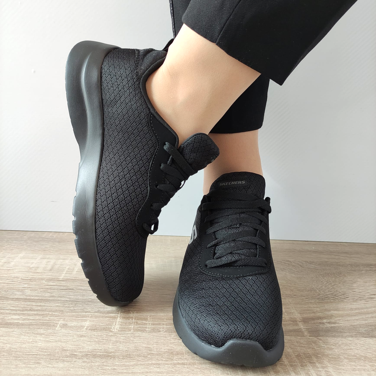 PANTOFI SPORT DAMA SKECHERS 12964 BBK - imagine 4