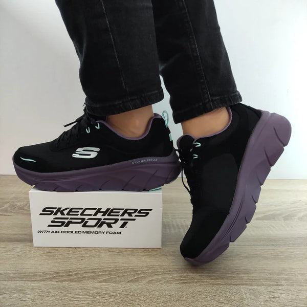 PANTOFI SPORT DAMA SKECHERS 150108 BKMT - imagine 3