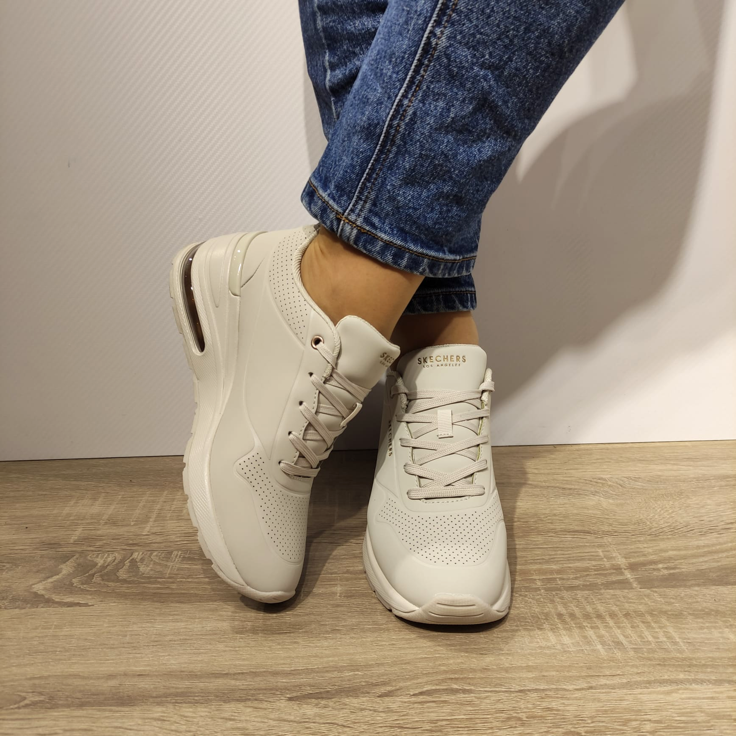 PANTOFI SPORT DAMA SKECHERS 155401 OFWT