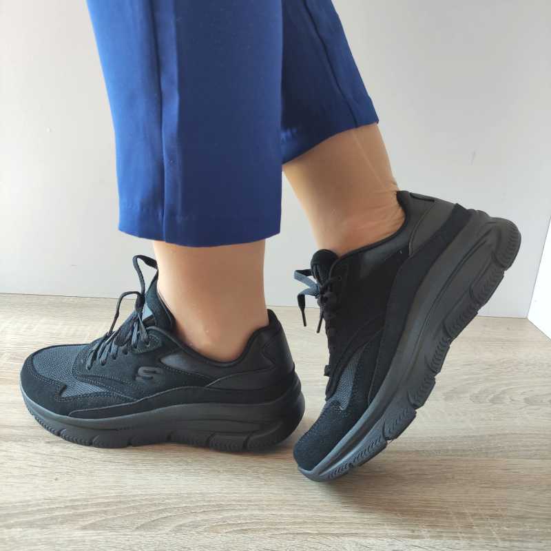 PANTOFI SPORT DAMA SKECHERS 158590 BBK - imagine 5