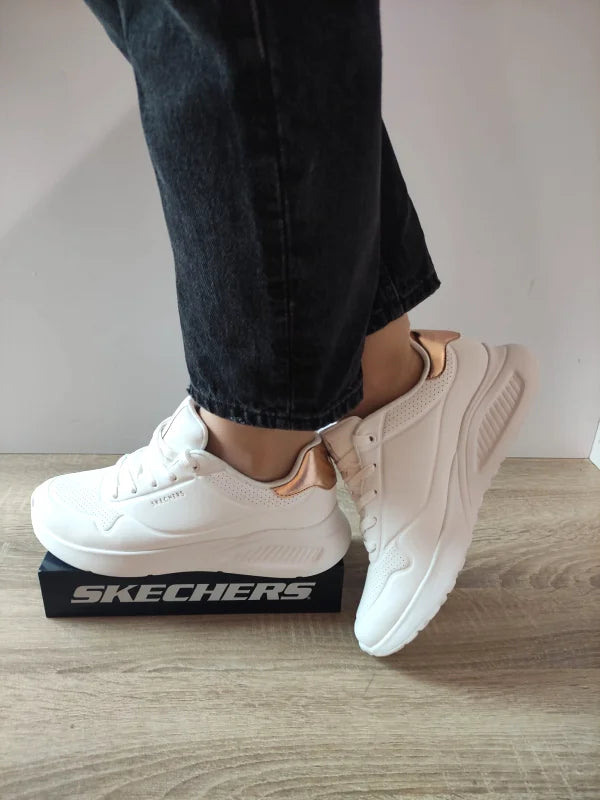 PANTOFI SPORT DAMA SKECHERS 177291 WHT – TotalPantofi.ro