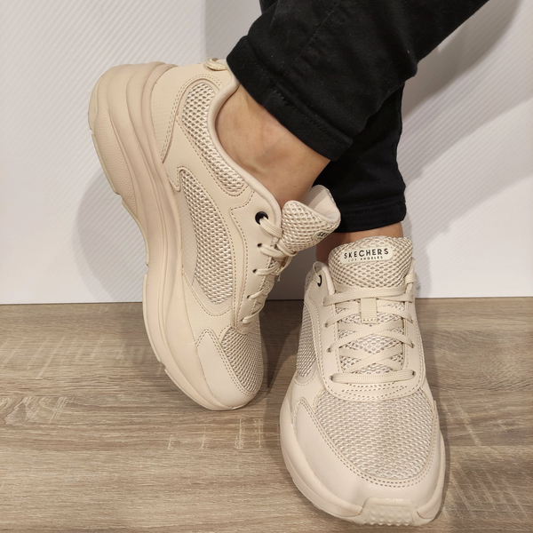 PANTOFI SPORT DAMA SKECHERS 177402 SAND BEJ - imagine 4