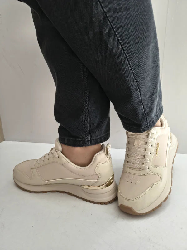 PANTOFI SPORT DAMA SKECHERS 177455 OFWT BEJ DESCHIS