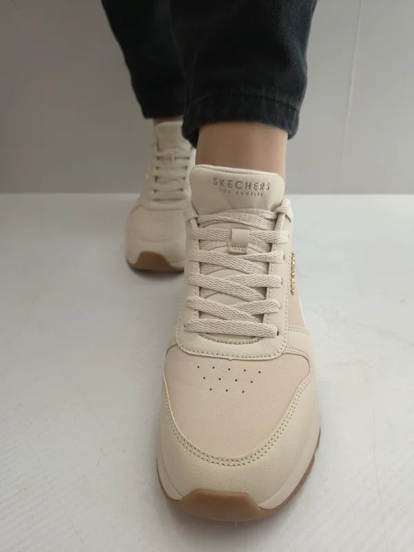 PANTOFI SPORT DAMA SKECHERS 177455 OFWT BEJ DESCHIS