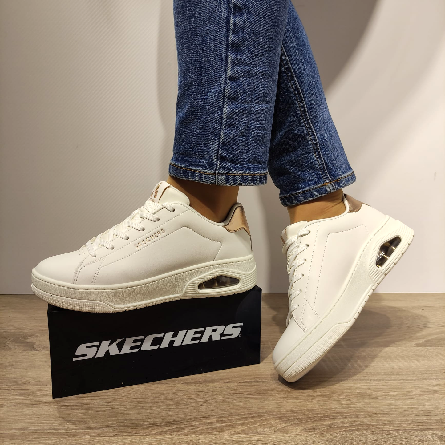 PANTOFI SPORT DAMA SKECHERS 177700 WHT