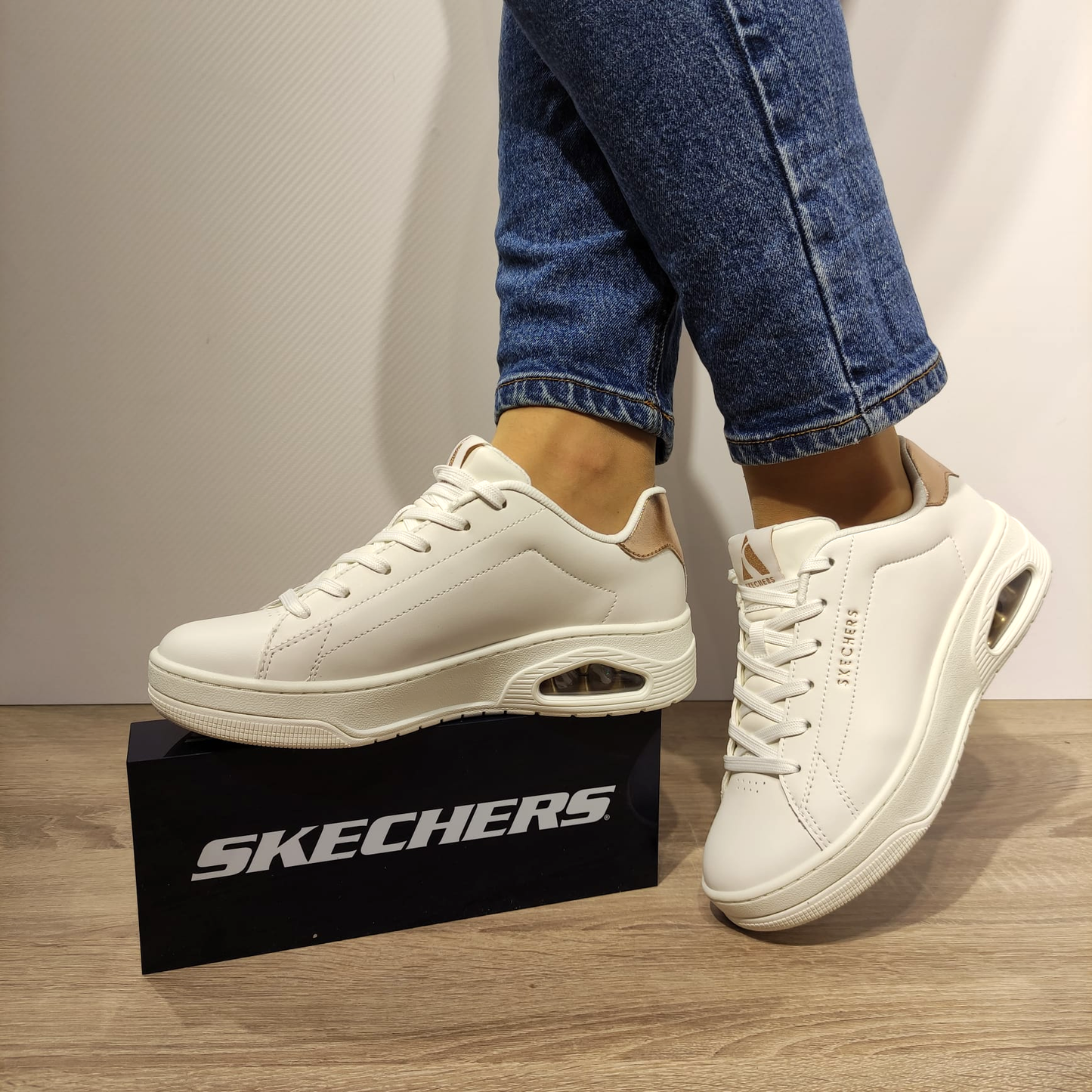 PANTOFI SPORT DAMA SKECHERS 177700 WHT