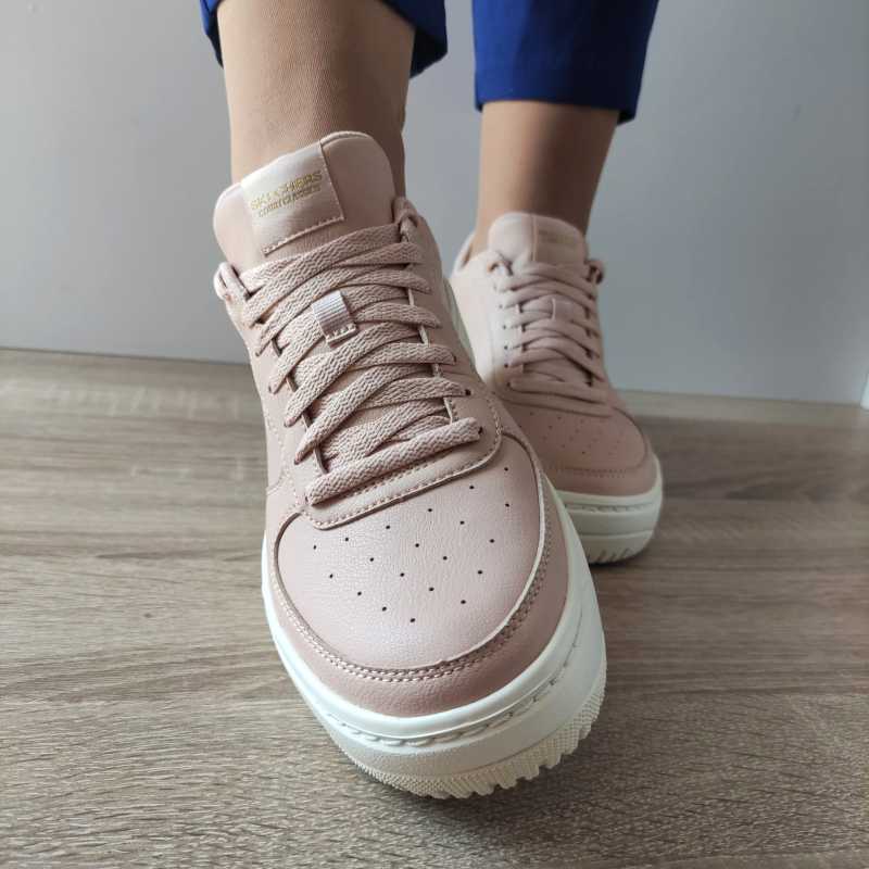 PANTOFI SPORT DAMA SKECHERS 185110 NUDE - imagine 5