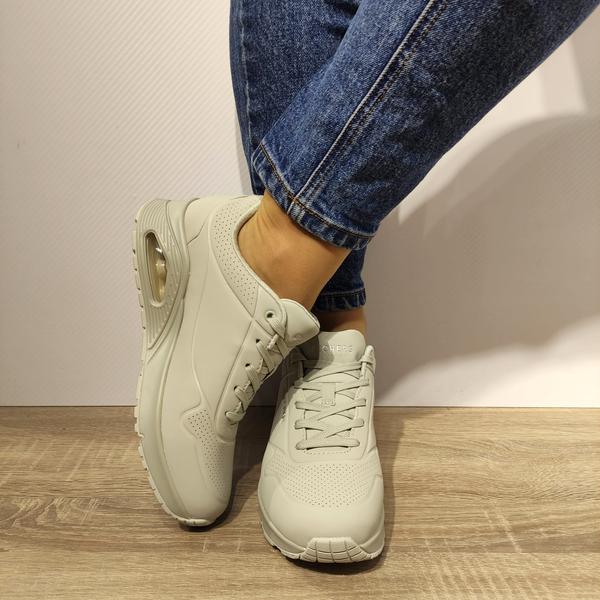 PANTOFI SPORT DAMA SKECHERS 73690 OFF WHITE - imagine 5