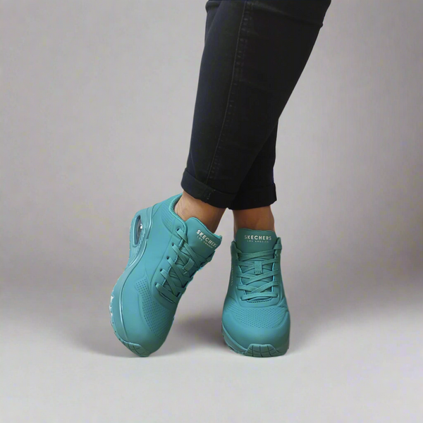 PANTOFI SPORT DAMA SKECHERS 73690 TEAL - imagine 3