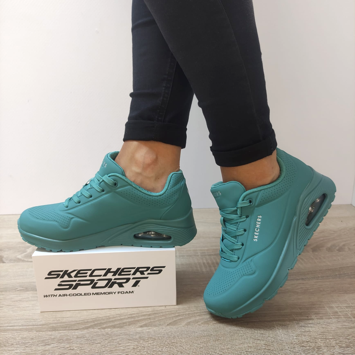 PANTOFI SPORT DAMA SKECHERS 73690 TEAL