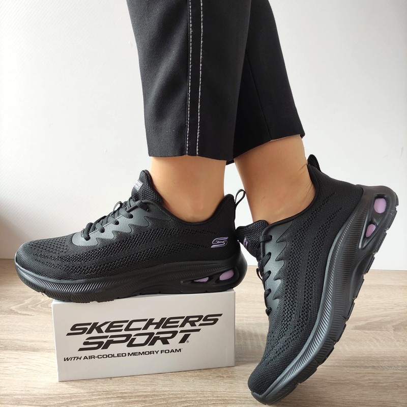 PANTOFI SPORT DAMA SKECHERS 117441 BBK - imagine 2