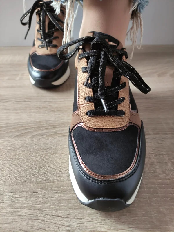 PANTOFI SPORT DAMA TAMARIS 23768-45 NEGRI CU MARO
