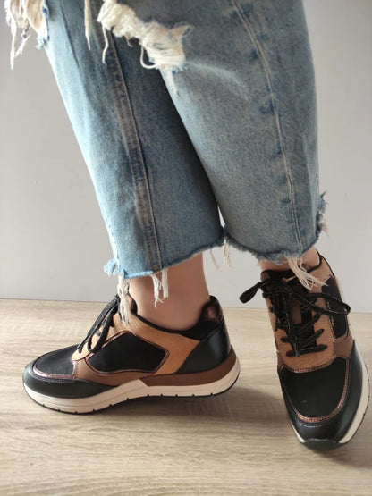 PANTOFI SPORT DAMA TAMARIS 23768-45 NEGRI CU MARO