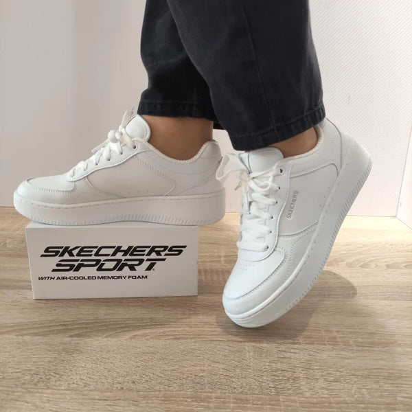 PANTOFI SPORT DAMA SKECHERS 185160 WHT - imagine 5