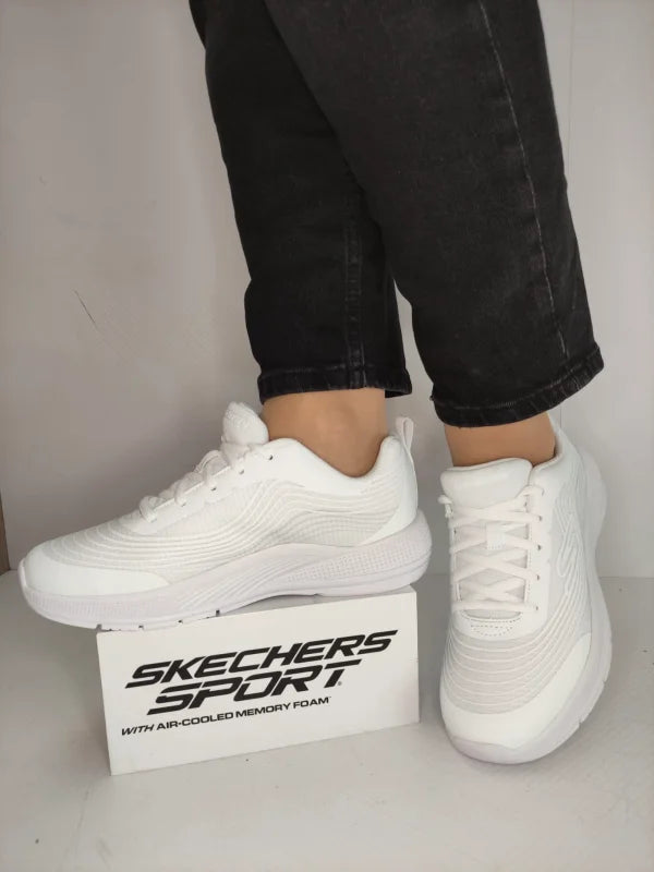 PANTOFI SPORT SKECHERS 303576L WHT - imagine 5