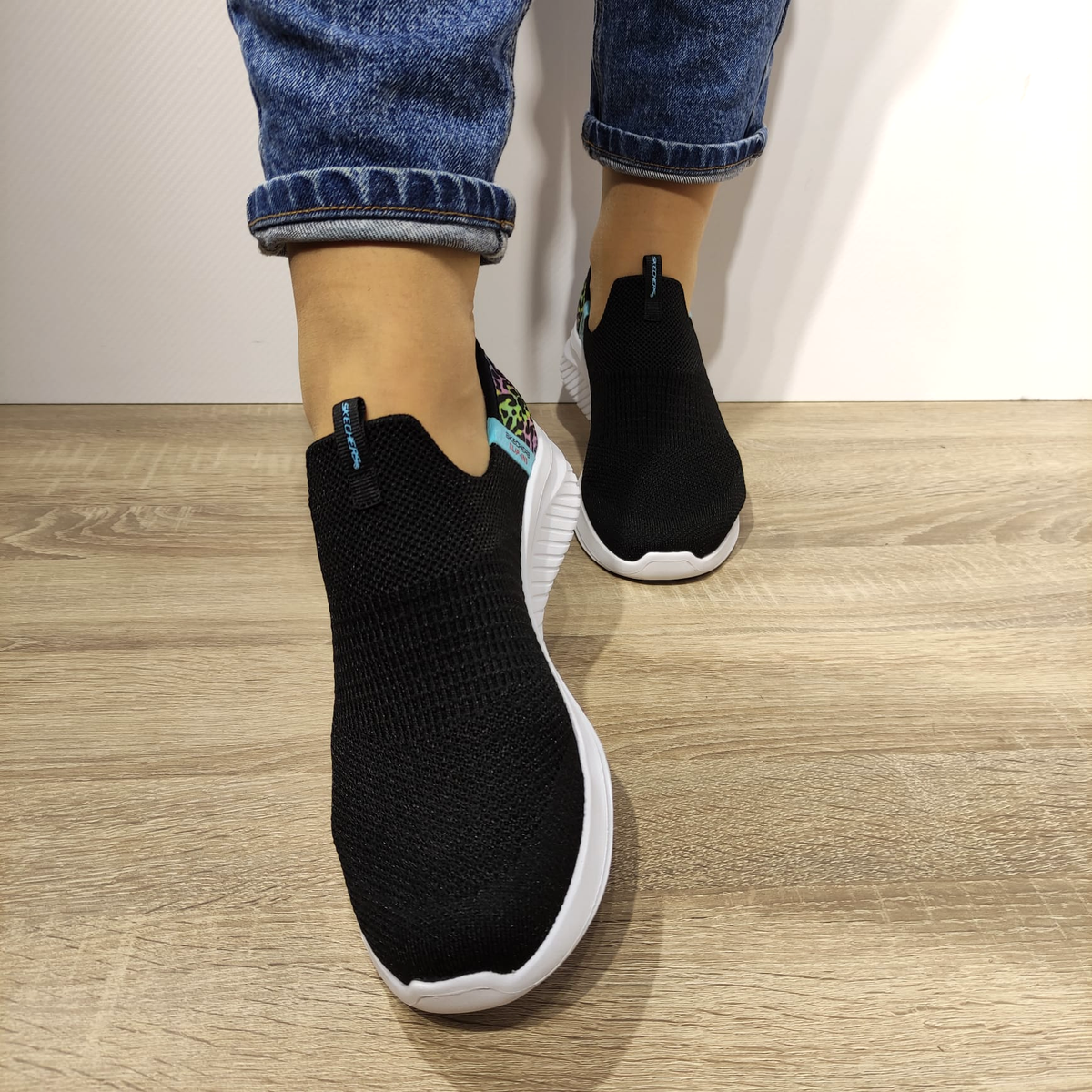 PANTOFI SPORT DAMA / COPII SKECHERS 303801L BKMT - imagine 6