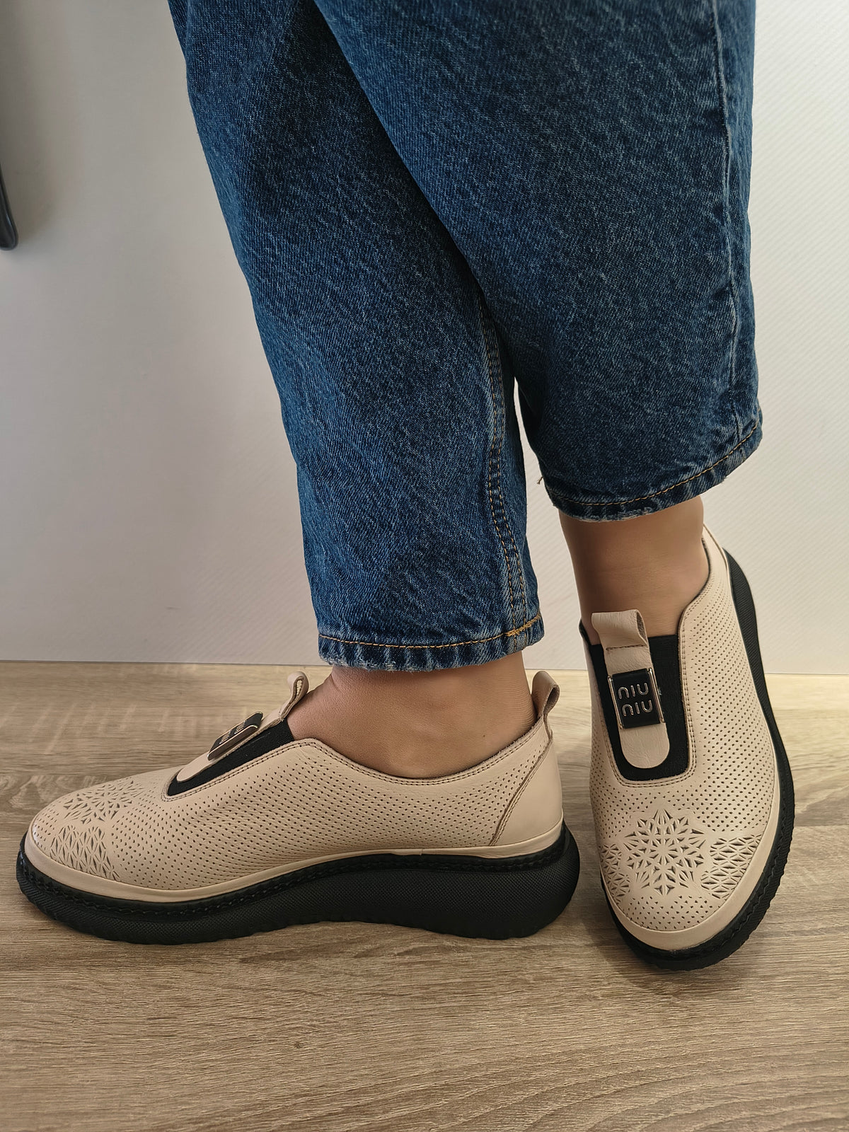 PANTOFI CASUAL DAMA DOGATI 017 542 BEJ - imagine 2