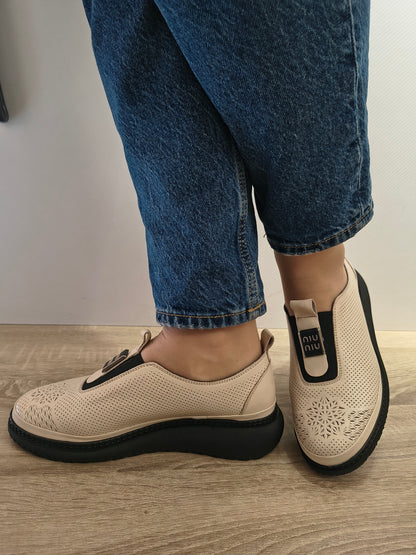 PANTOFI CASUAL DAMA DOGATI 017 542 BEJ