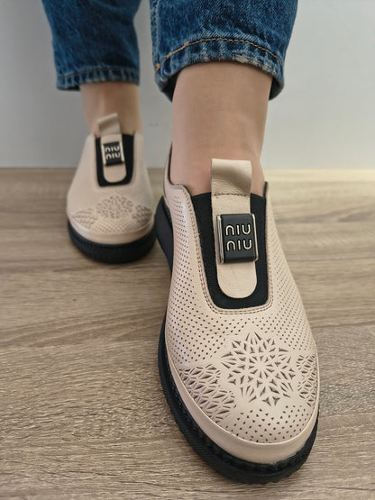 PANTOFI CASUAL DAMA DOGATI 017 542 BEJ