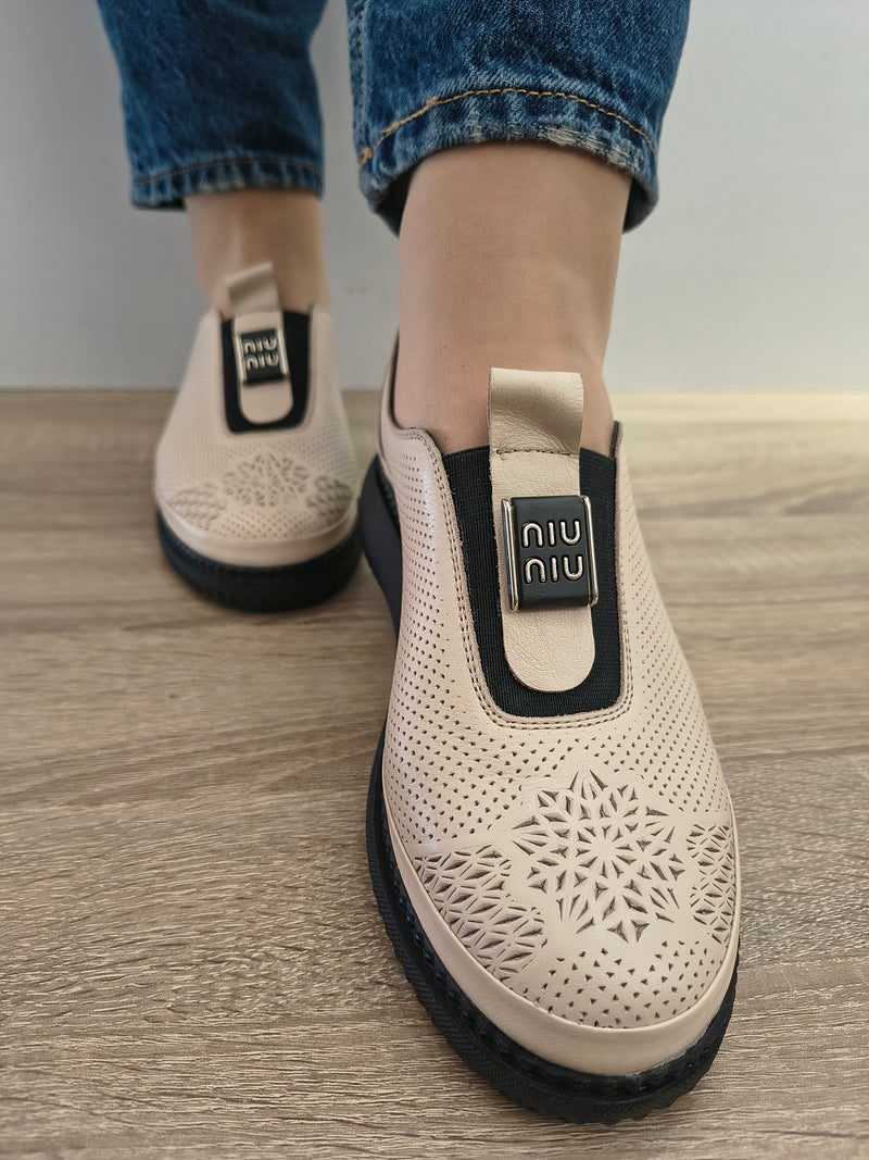 PANTOFI CASUAL DAMA DOGATI 017 542 BEJ - imagine 4