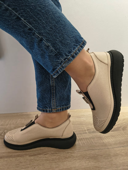 PANTOFI CASUAL DAMA DOGATI 017 542 BEJ