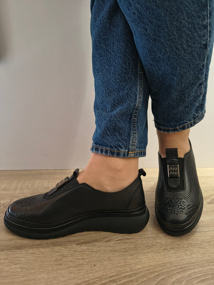 PANTOFI CASUAL DAMA DOGATI 017 542 NEGRI