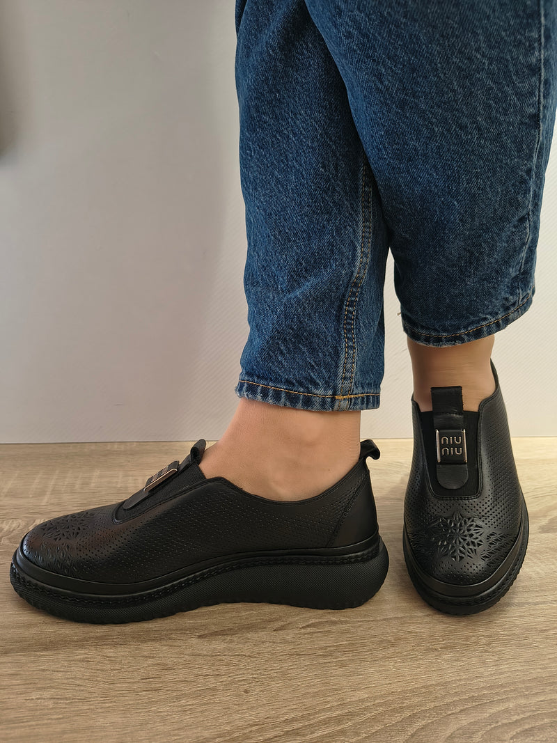 PANTOFI CASUAL DAMA DOGATI 017 542 NEGRI - imagine 2