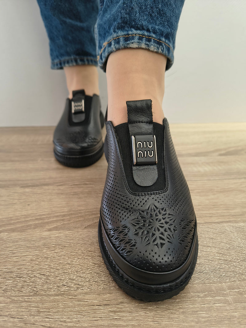 PANTOFI CASUAL DAMA DOGATI 017 542 NEGRI - imagine 4