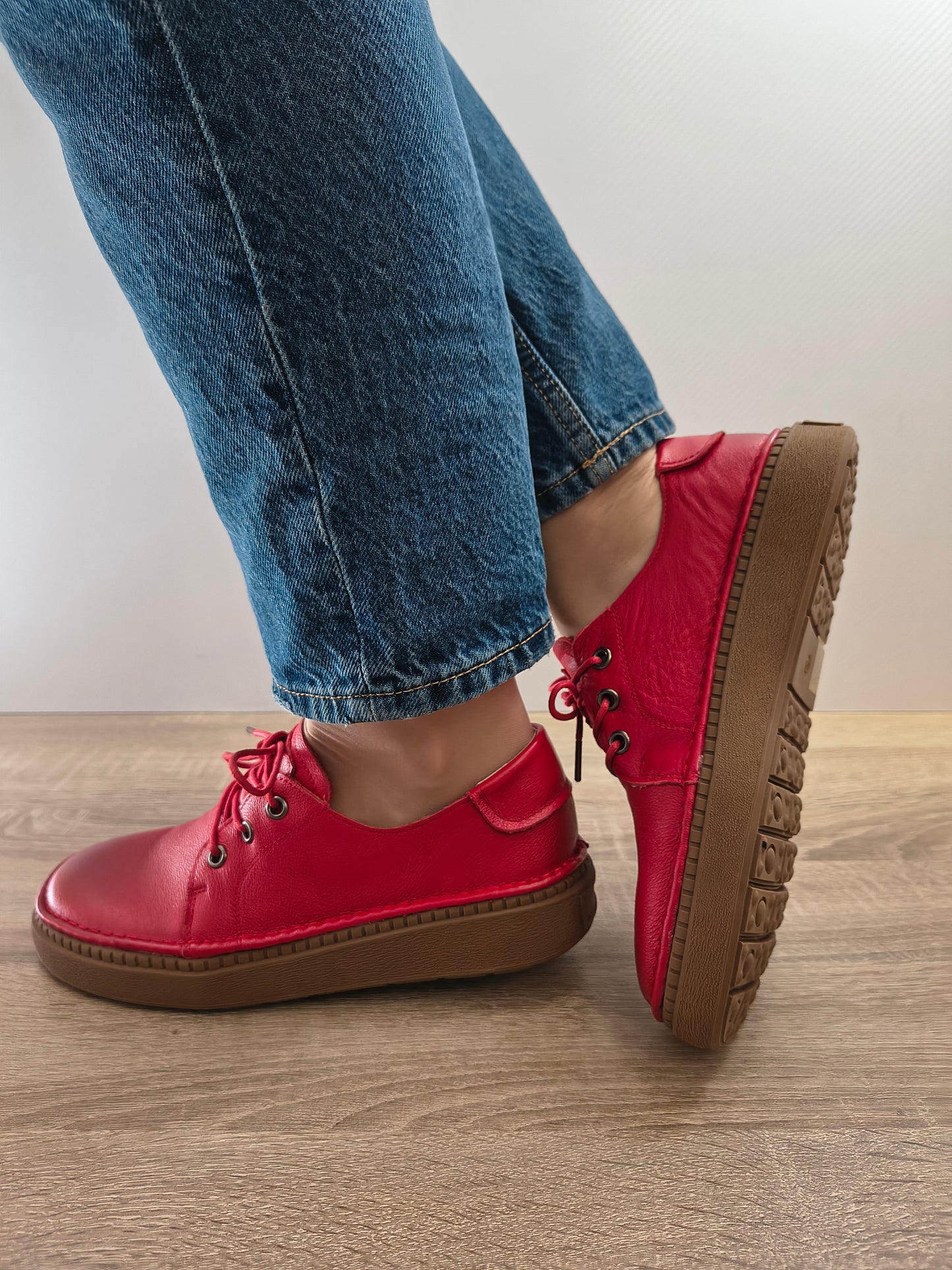 PANTOFI CASUAL DAMA FORMAZIONE 663 ROSII